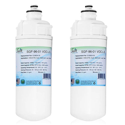 Swift Green Filters SGF-96-01 VOC-L-S Compatible Commercial Water Filter for EV9634-26, EV9730-06, EV9252-68, Made in USA