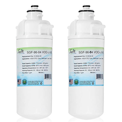 Swift Green Filters SGF-96-04 VOC-L-S-B Compatible Commercial Water Filter for EV9634-06, Made in USA