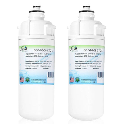Swift Green Filters SGF-96-08 CTO-S Compatible Commercial Water Filter for EV9618-36, EV9617-22, Made in USA