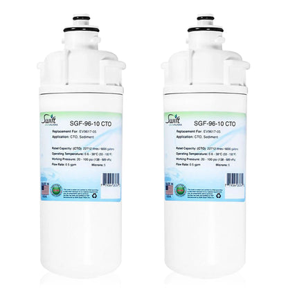Swift Green Filters SGF-96-10 CTO Compatible Commercial Water Filter for EV9617-05, Made in USA