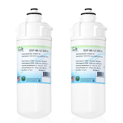 Swift Green Filters SGF-96-12 VOC-S Compatible Commercial Water Filter for EV9691-76, Made in USA