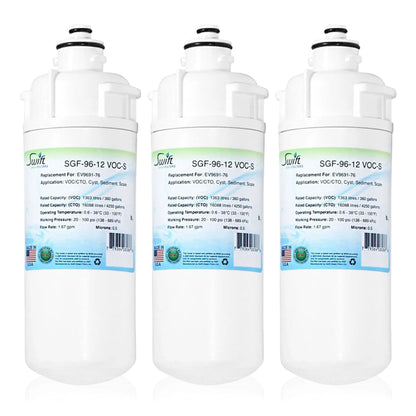 Swift Green Filters SGF-96-12 VOC-S Compatible Commercial Water Filter for EV9691-76, Made in USA