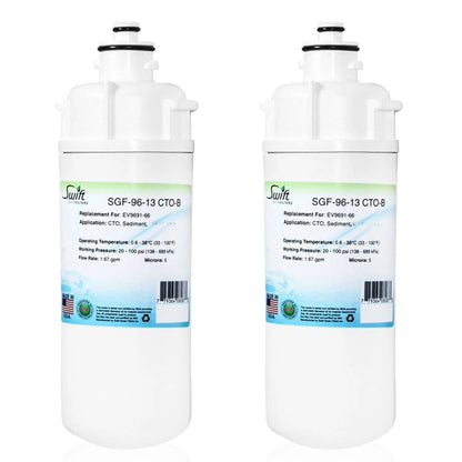 Swift Green Filters SGF-96-13 CTO-B Compatible Commercial Water Filter for EV9691-66, Made in USA