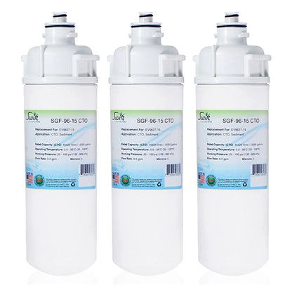 Swift Green Filters SGF-96-15 CTO Compatible Commercial Water Filter for EV9627-15, Made in USA