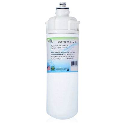Swift Green Filters SGF-96-16 CTO-B Compatible Commercial Water Filter for EV9617-36, Made in USA