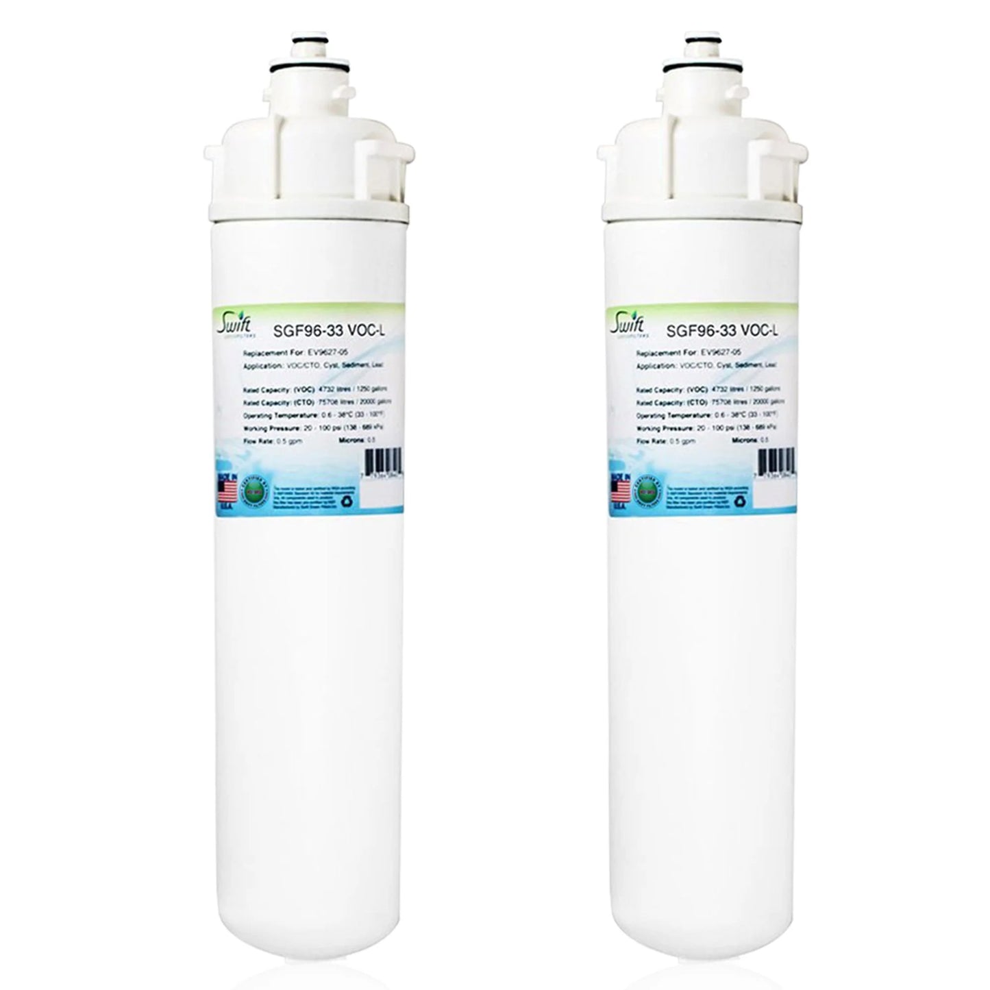 Swift Green Filters SGF-96-33 VOC-L Compatible Commercial Water Filter for EV9627-05, Made in USA