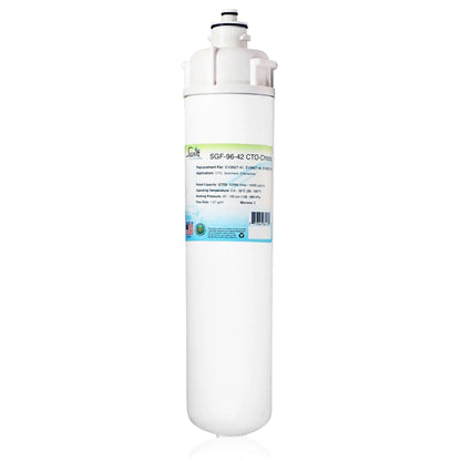 Swift Green Filters SGF-96-42 CTO-Chlora Compatible Commercial Water Filter for EV9607-41, EV9607-46, EV9627-04, Made in USA