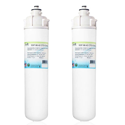 Swift Green Filters SGF-96-42 CTO-Chlora Compatible Commercial Water Filter for EV9607-41, EV9607-46, EV9627-04, Made in USA