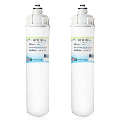 Swift Green Filters SGF-96-43 CTO Compatible Commercial Water Filter for EV9607-56, Made in USA