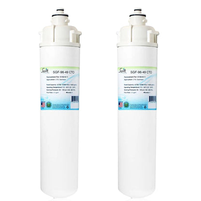 Swift Green Filters SGF-96-49 CTO Compatible Commercial Water Filter for EV9618-11,EV9618-16, Made in USA