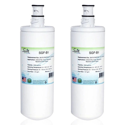 Swift Green Filters SGF-B1 Compatible Commercial Water Filter for 3M/RV MARINE,  B1, 5615409 , Made in USA