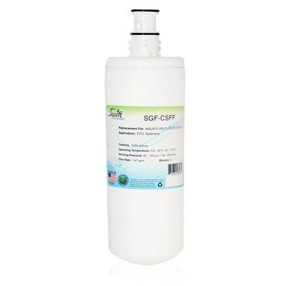 Swift Green Filters SGF-CSFF Compatible Commercial Water Filter for AQUA-PURE C-CS-FF, 56104-27 , Made in USA