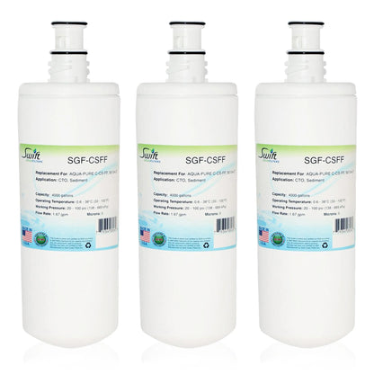Swift Green Filters SGF-CSFF Compatible Commercial Water Filter for AQUA-PURE C-CS-FF, 56104-27 , Made in USA