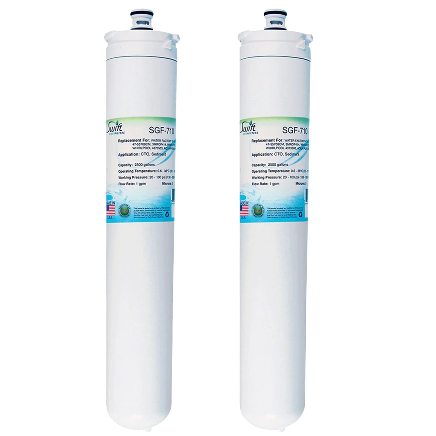 Swift Green Filters SGF-710 Compatible Commercial Water Filter for 3M AP31703, AP31710 Made in USA