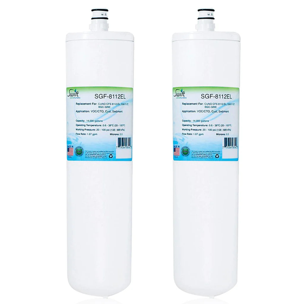 Swift Green Filters SGF-8112EL Compatible Commercial Water Filter for 8112-EL, 55817-27, BGC-3200 , Made in USA
