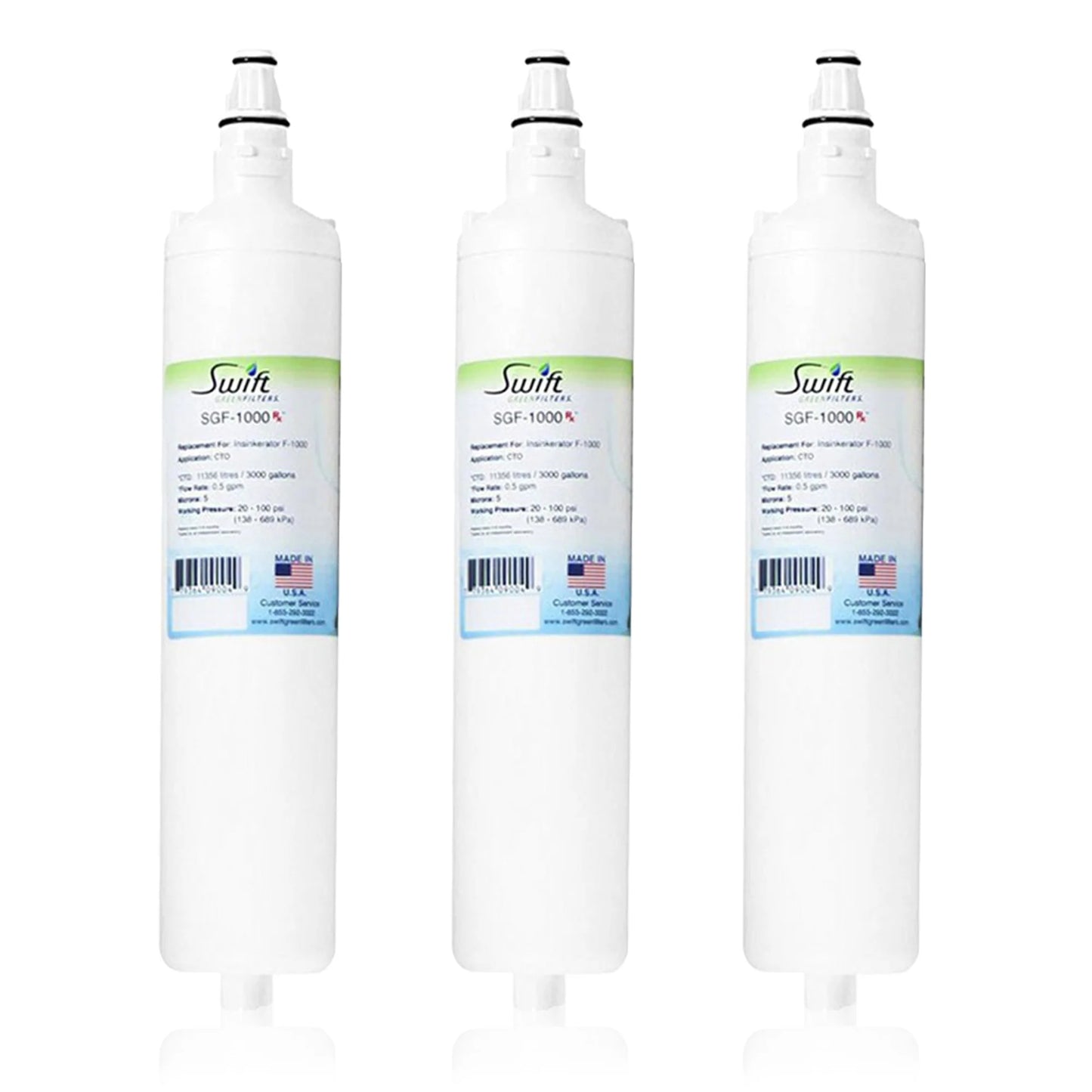 Swift Green Filters SGF-1000 Compatible Commercial Water Filter for F-1000 , Made in USA