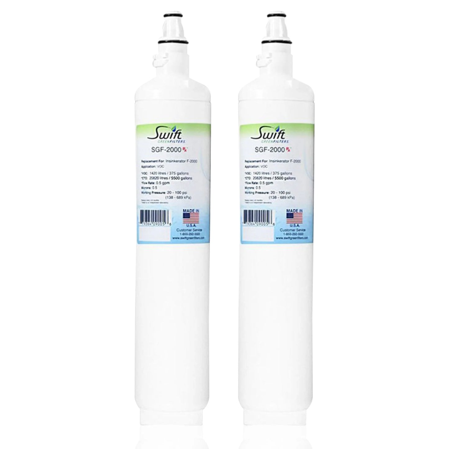 Swift Green Filters SGF-2000 Compatible Commercial Water Filter for F-2000 , Made in USA