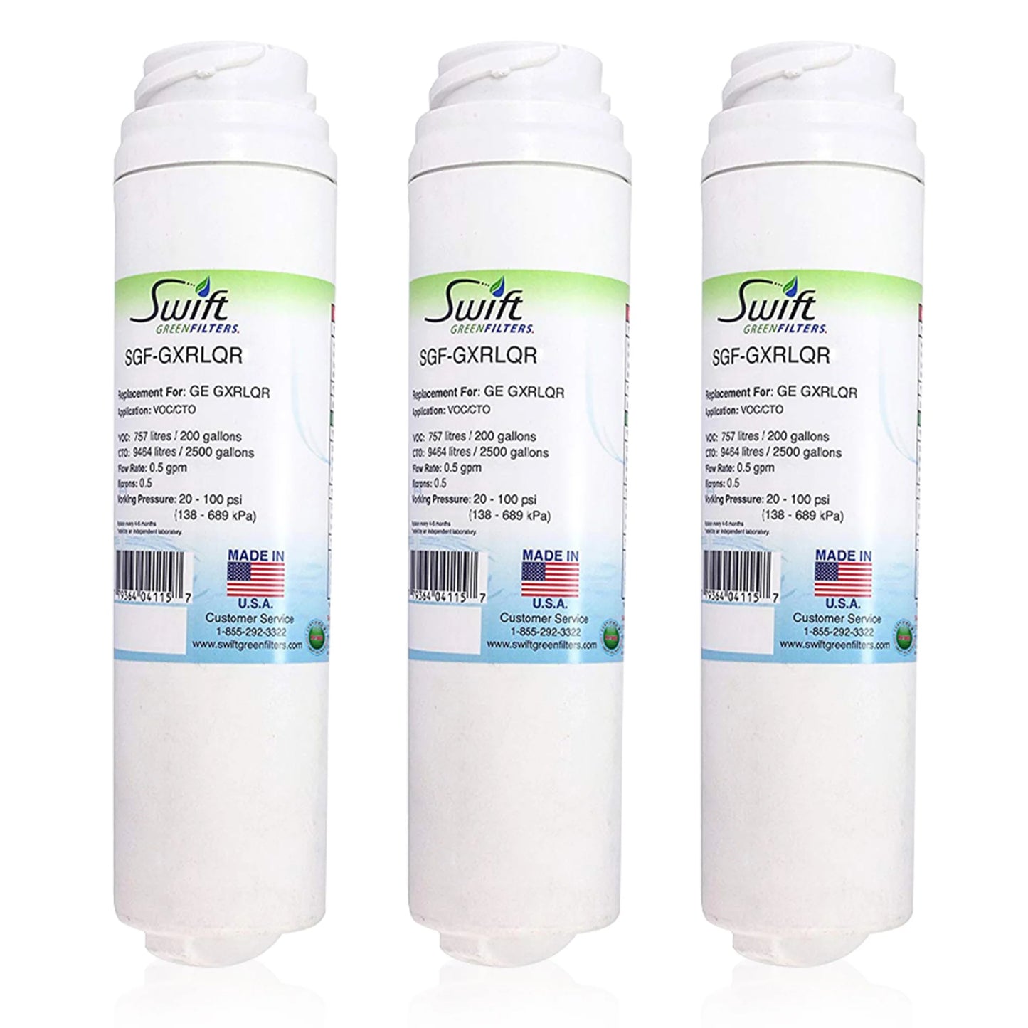 Swift Green Filters SGF-GXRLQR Compatible Commercial Water Filter for GE GXRLQR , Made in USA
