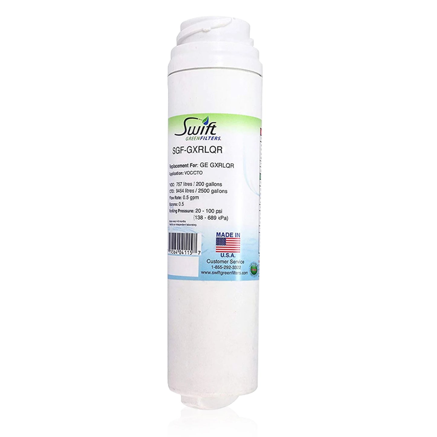 Swift Green Filters SGF-GXRLQR Compatible Commercial Water Filter for GE GXRLQR , Made in USA
