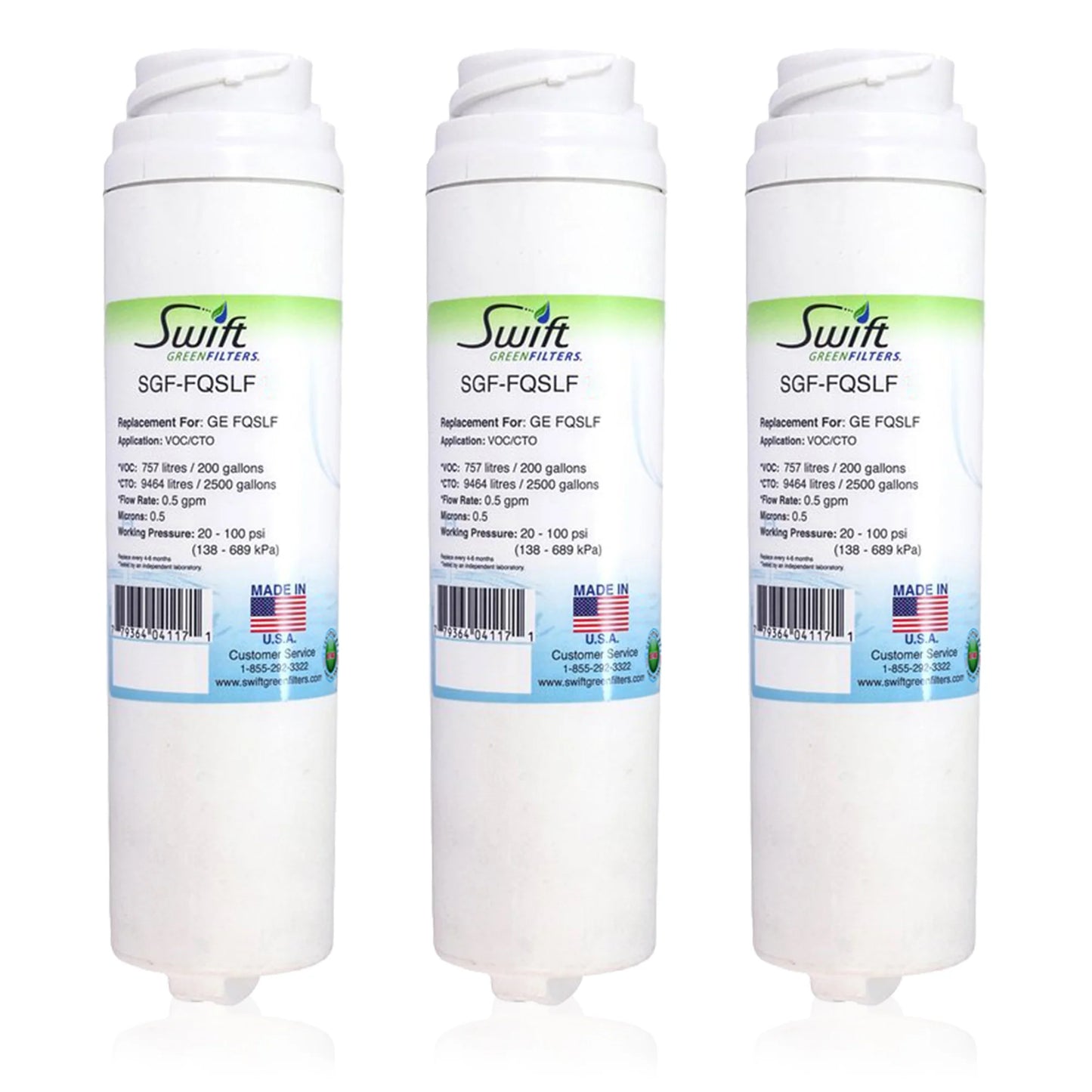 Swift Green Filters SGF-FQSLF Compatible Commercial Water Filter for GE FQSLF , Made in USA