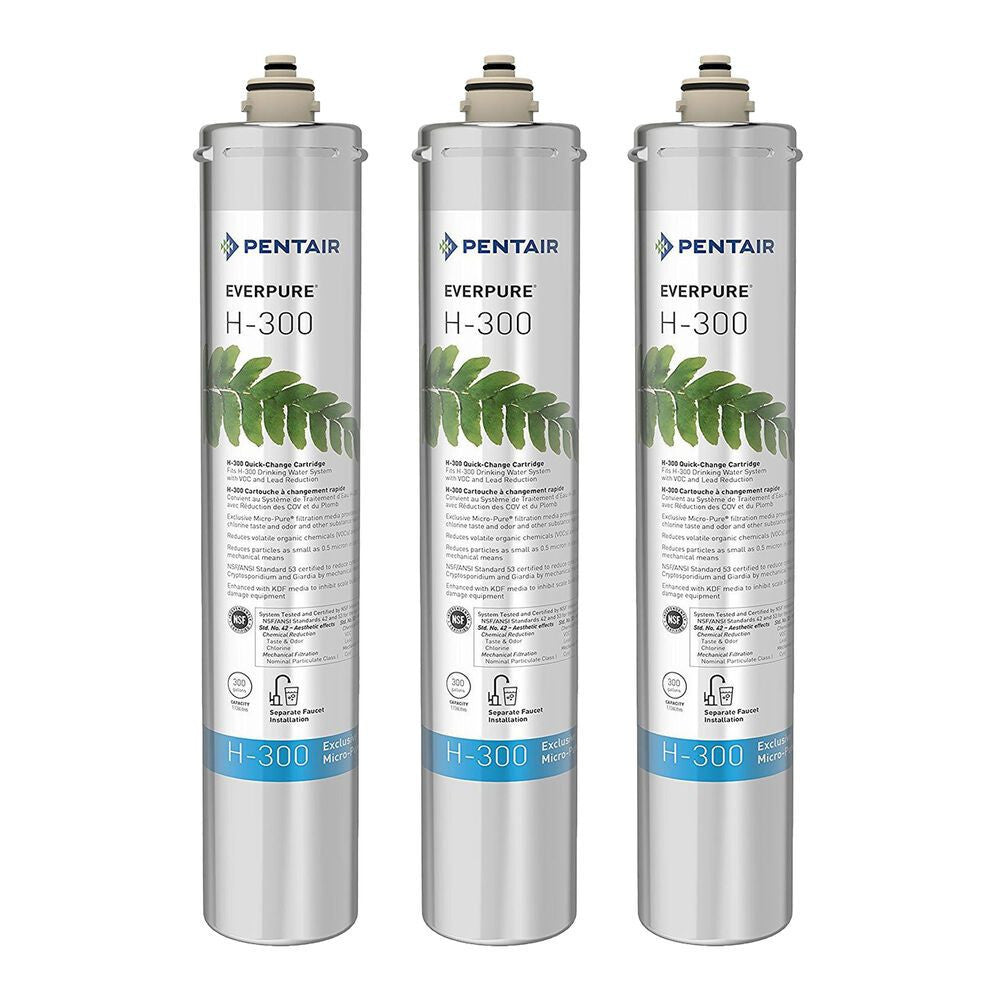 Everpure H-300 (**3 Pack) Undersink Water Filters # EV927072