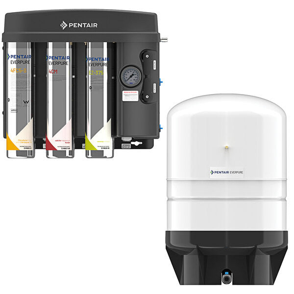 EV9975-65 Everpure EZ-RO 375/10G-BL Blended RO System w/ White 10 Gallon Tank - 375 GPD
