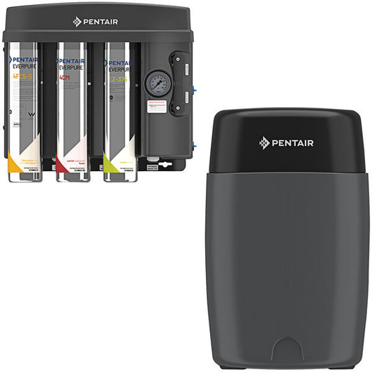 EV9975-68 Everpure EZ-RO 375/30ATM RO System w/ Black Atmospheric 30 Gallon Tank - 375 GPD