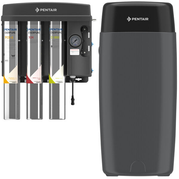 EV9975-78 Everpure EZ-RO 650/50ATM Blended RO System w/ Black Atmospheric 50 Gallon Tank - 650 GPD