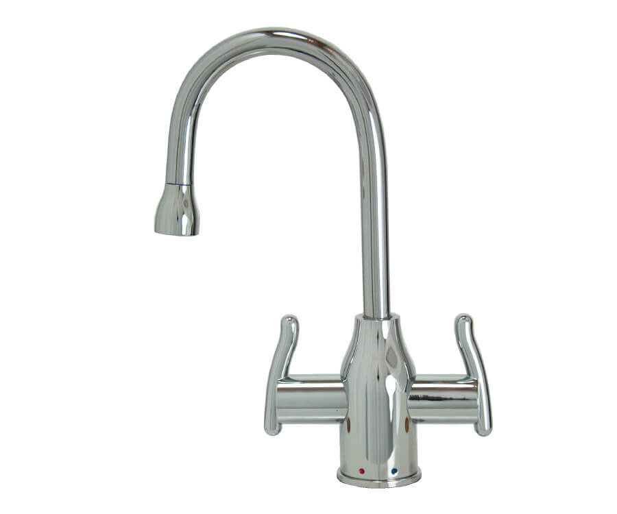 MT1841-NL Mountain HOT / COLD Faucet w/ Contemporary Round Body & Handles (**Color Options Available)