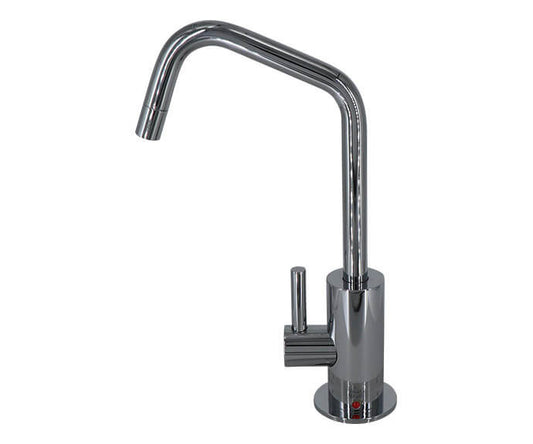 MT1820-NLIH Mountain HOT Faucet w/  Contemporary Round Body & Industrial Lever Handle (120° Spout) (**Color Options Available)