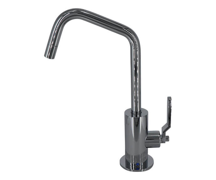 MT1823-NLIH Mountain COLD Faucet w/ Contemporary Round Body & Industrial Lever Handle (120° Spout) ( Color Options Available )