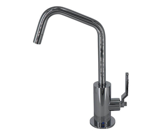 MT1823-NLIH Mountain COLD Faucet w/ Contemporary Round Body & Industrial Lever Handle (120° Spout) ( Color Options Available )