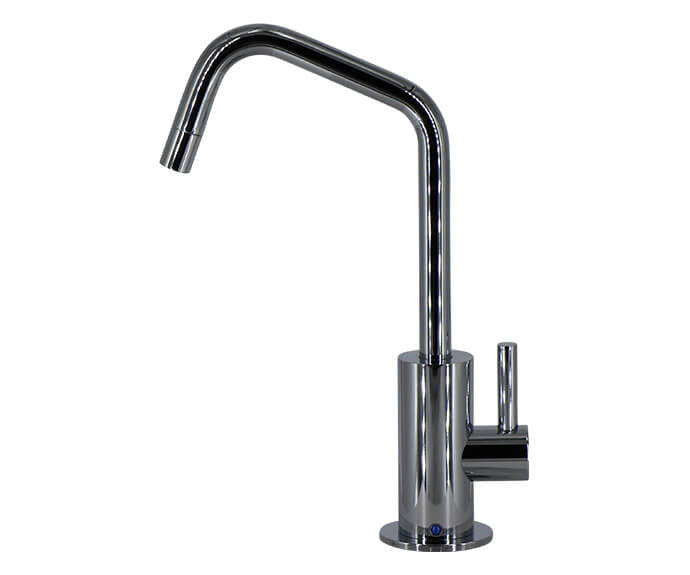 MT1823-NL Mountain COLD Faucet w/ Contemporary Round Body & Industrial Lever Handle (120° Spout) ( Color Options Available )