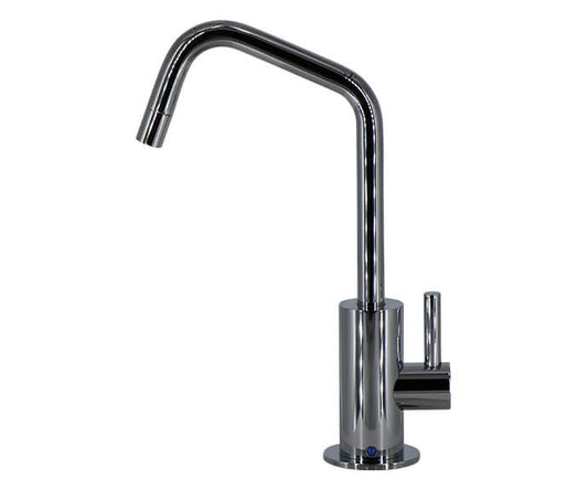 MT1823-NL Mountain COLD Faucet w/ Contemporary Round Body & Industrial Lever Handle (120° Spout) ( Color Options Available )