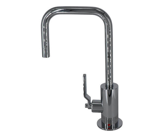 MT1830-NLIH Mountain HOT Faucet w/  Contemporary Round Body & Inudustrial Lever Handle (90° Spout) (**Color Options Available)