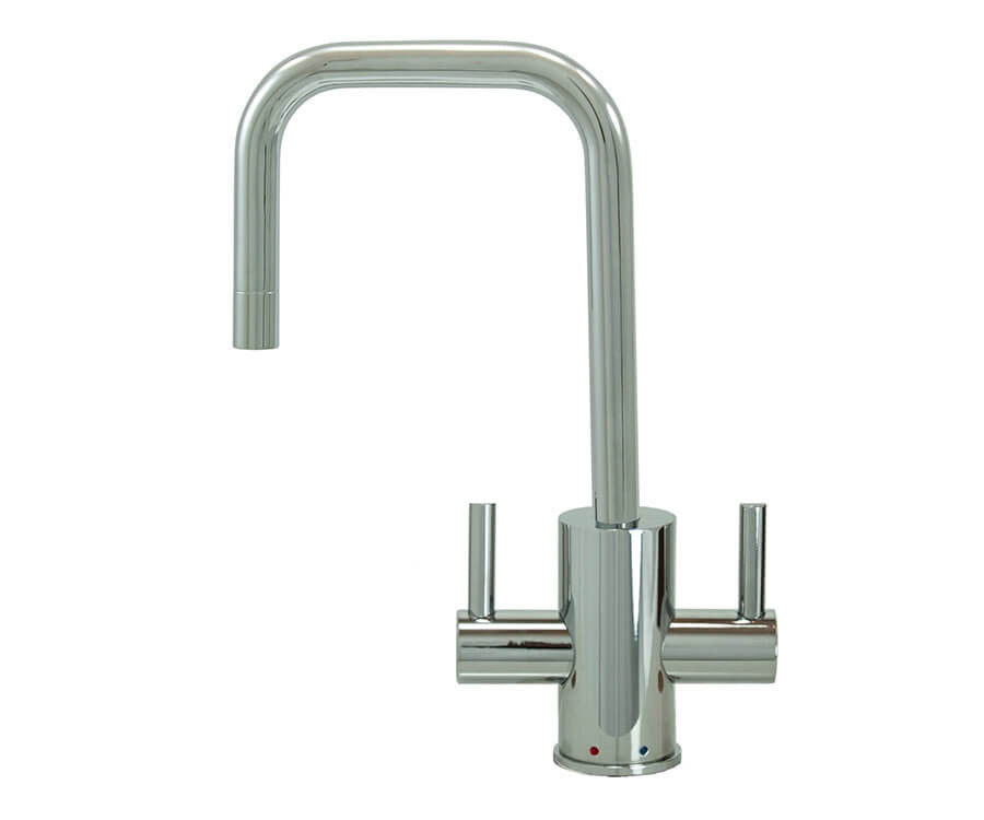 MT1831-NLIH Mountain HOT / COLD Faucet w/ Round Body & Industrial Lever Handles (90° Spout)(**Color Options Available)