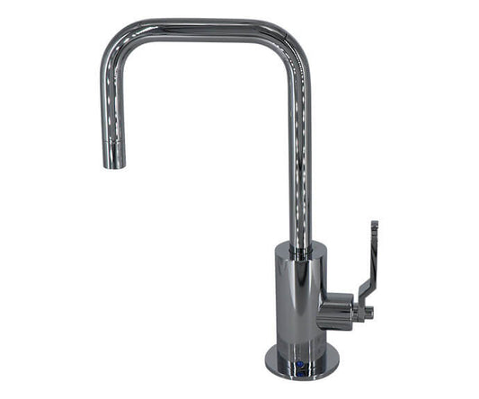 MT1833-NLIH Mountain COLD Faucet w/ Contemporary Round Body & Industrial Lever Handle (90° Spout) (**Color Options Available)