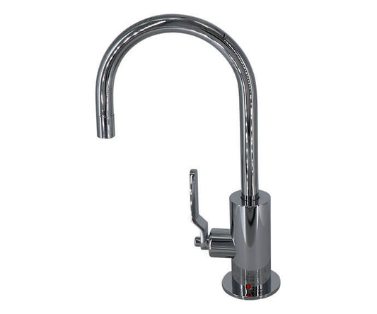 MT1840-NLIH Mountain HOT Faucet w/ Contemporary Round Body & Industrial Level Handle (**Color Options Available)