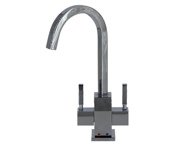 MT1881-NL Mountain HOT / COLD Faucet w/ Square Body & Handles (**Color Options Available)