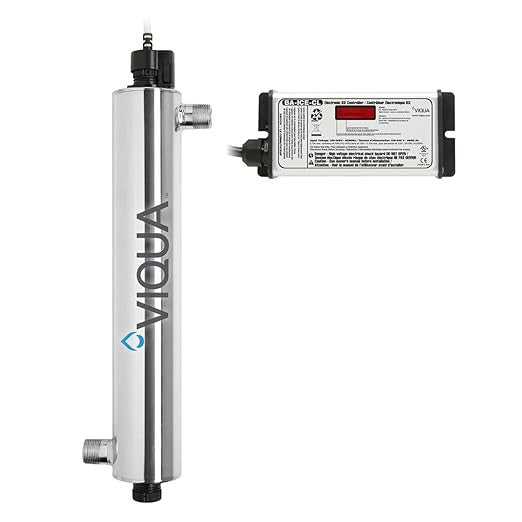 VIQUA VH410M Home Stainless Steel Ultraviolet Water System - 18 GPM 3/4 MNPT 120V