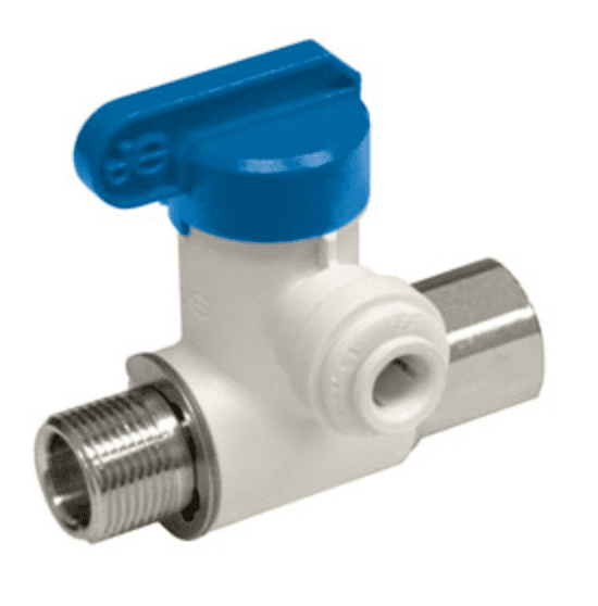 ASVPP1LF / John Guest Lead Free Angle Stop Adaptor Valve # ASVPP1LF