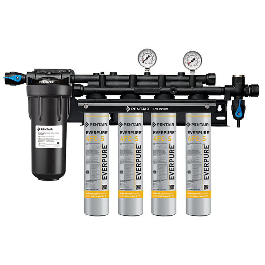 EV9327-44 $1338 Insurice PF Quad 4FC-S Water Filtration System