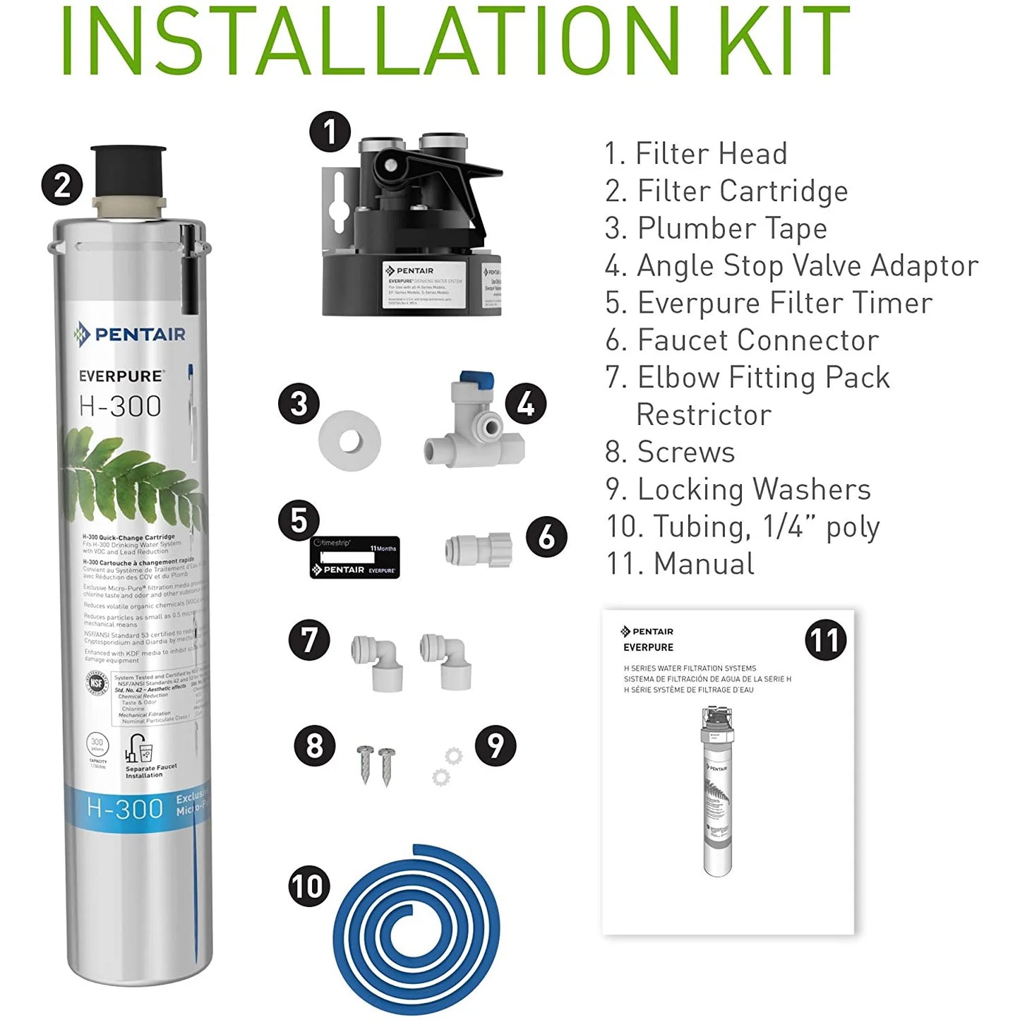 EV9270-76 Everpure H-300 Water Filter System EV9270-70