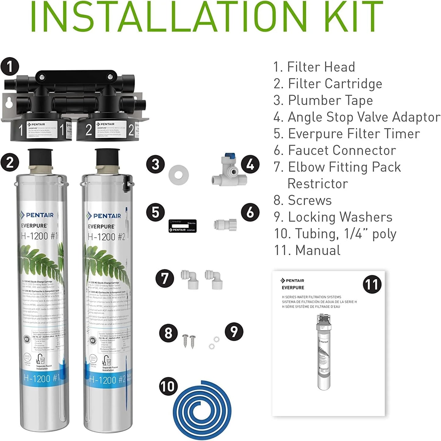 EV9282-00 Everpure H-1200 Authorized Water Filtration System