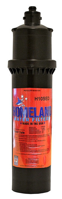H10SED Homeland Sediment Only 10 Micron Filter