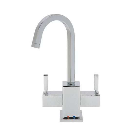 MT1501-NL/PN Mountian POLISHED NICKEL Contemporary Hot/Cold Square Body and Handles Faucet