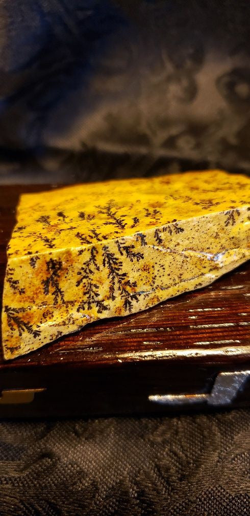 Natural "SNE" Stone Mezuzah "SNE" Mezuzah #3 40CM ( Large ) Dark Brown HardWood