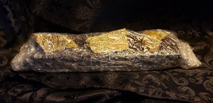 Natural "SNE" Stone Mezuzah "SNE" Mezuzah #3 40CM ( Large ) Dark Brown HardWood